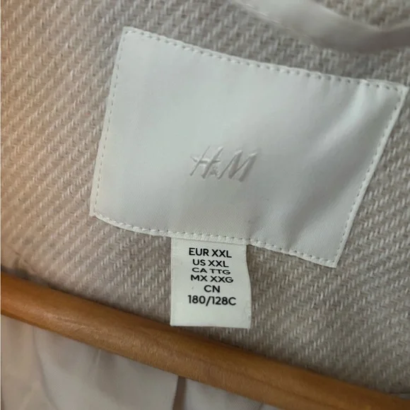 H&M Cream Trench Coat for Women - Picture 7 of 7